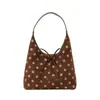 Bolso de Tote Retro de Otoño con Lunares y Lazo para Mujer, Gran Capacidad, para Viajes Diarios, Estilo Suave, Bolso de Mano Grande para el Día a Día