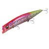 Cebo flotante Mino Luya para pesca en superficie, con cuentas, para aguas poco profundas, sin labios, Milo, 12 cm, 21,7 g, cebo falso, 0,6 m