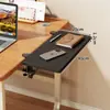 Tablero de Extensión de Escritorio para Sala de E-Sports, Bandeja para Teclado con Brazo Plegable y Extensible