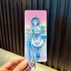 Llavero de Cuerda Tejida con Lentejuelas de Luna Pequeña para Teléfono Colgante de Mochila Llavero de Coche Pequeño Regalo Venta al por Mayor