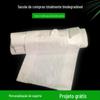 Sacolas Plásticas Biodegradáveis Espessadas Pbat+Pla Sacolas de Sacola Totalmente Biodegradáveis Sacolas para Embalagem de Delivery Sacolas para Frutas