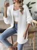 Cardigan feminino transfronteiriço europeu e americano Outono e inverno feminino novo casual camisa de tecido imitação de vison jaqueta suéter m697