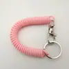 Fábrica em estoque atacado cor plástico corda de mola EVA linha de telefone corda de celular chaveiro cordão elástico telescópico