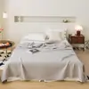 Manta toalha de gaze vintage 100% algodão, colcha de verão 100% algodão para ar condicionado, manta refrescante de verão, manta pequena para uma ou duas pessoas