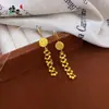 Mismo Estilo del Libro Rojo Aretes Colgantes con Hielo Triturado Brillante Encaje Perlas Láser para Mujer Nueva Moda de Lujo Accesible Joyería para Orejas