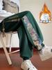 Pantalones deportivos casuales gruesos con forro polar de piña para hombre, estilo Hong Kong, talla grande, invierno de 2024, tienda