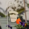 Estilo Japonês Zakka Arte em Ferro Vaso de Flores Decoração Inserção Arranjo de Flores Ornamento de Paisagem Plug-In de Inserção Acessório de Pendurar Acessório para Suculentas Outros