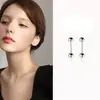 Pendientes de Plata de Ley 999 con Cierre de Rosca, Doble Bola Espiral, Joyería Simple y Versátil para Perforaciones de Oreja, Pendiente de Cartílago de Plata para Oreja, Unisex
