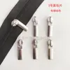 Cremallera de Nylon No.3 Cabezal Marcas de Punto Gran Colección Pieza Cuadrada de Aleación Engrosada Bolso Equipaje Cabezal de Cerradura Metálico