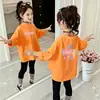 Camiseta de manga larga para niña, camiseta básica para niños, top de algodón puro con cuello redondo para bebé de otoño, ropa nueva de otoño para niñas pequeñas, ropa para niños