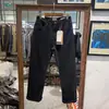 Pantalones Casuales Gruesos de Algodón Puro Resistentes para Hombre de Primavera y Otoño, Pierna Recta Holgada, Tela de Sarga Estilo Americano, Marca de Moda, Pantalones Cool de Trabajo