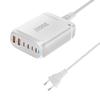 Carregador PD de nitreto de gálio 200W Carregador de Mesa Multifuncional 3C3A 120W Adaptador Multi-porta 4C2A 160W