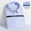 DP prenda sin planchado sin planchado 100 algodón camisa de hombre manga larga color sólido camisa de vestir para negocios