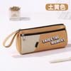 Estuche para Lápices con Logo Personalizado, Estuche Sencillo de Gran Capacidad, Alta Elasticidad y Resistencia a las Manchas, Caja de Papelería para Estudiantes, Estuche de Doble Capa de Alto Valor