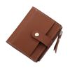 Nueva Cartera Hengsheng Corta para Mujer Pequeña Cartera Cartera para Licencia de Conducir Billetera Coreana para Monedas Bolso Mini de Botón para Mujer