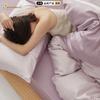 Juego de cuatro piezas de ropa de cama de verano Lf de 60 hilos de Tencel Lenzing austriaco, funda de edredón de verano refrescante de seda helada, sábana bajera, sábana encimera, seda fresca