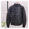 Chaqueta de plumón ligera de invierno 2022 para hombre, corta, con cuello beisbolero, corte slim, juvenil, ligera, casual, talla grande, moderna