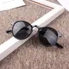 Gafas de Sol Sencillas Estilo Coreano para Niños Montura Redonda Modernas Gafas de Sol para Bebé Playa Resistentes a Rayos UV Gafas Modernas para Niñas y Niñas