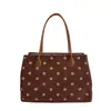 Bolsa Leve de Bolinhas Coreana Feminina 2026 Nova Tendência Portátil Multifuncional Bolsa Tote Grande Capacidade Bolsa Sanduíche