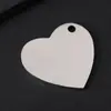 Vendas Diretas da Fábrica Aço Inoxidável Oblíquo Coração de Pêssego Impressão a Laser UV Material em Branco Presente de Feriado Chaveiro de Metal Gravado