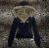 Sudadera con capucha de invierno cálida estilo Harajuku, nuevo diseño con cuello de pelo, estilo retro Y2K, corte ajustado, cárdigan estilo "chica picante" igual al de Instagram