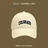 Gorra de Béisbol Soft Top de Alta Calidad para Mujer, Visera Curva, Versátil, Simple, Bordada, para Cara Grande, Gorra Pequeña, Tendencia para Hombre