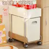 Mesa de estação de trabalho de escritório com prateleira de armazenamento sob a mesa, gaveta móvel tipo porta-arquivos, estante de livros multicamadas, pequeno carrinho