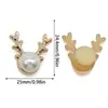 Bestseller internacional: Charms DIY temáticos de Natal para tamancos - Papai Noel, trenó, flocos de neve, renas, acessórios de doces