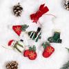 Celebridad de Internet Tarjeta para el Cabello de Navidad Asta de Alce Decoración de Barril de Manzana Navideña Decoración de Ramo Tarjeta para el Cabello de Animal Pequeño Creativo