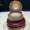 Ágata Piedra Original Adornos de Cristal Piedra Cornucopia Cueva de Cristal de Ágata Decoración de Oficina Adornos Feng Shui para el Hogar Fábrica