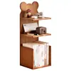Prateleira de Armazenamento para Mesa, Prateleira de Canto para Bancada, Pequena Estante de Livros, Prateleira Multicamadas, Prateleira Organizadora de Escritório, Prateleira de Armazenamento