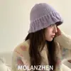 Gorro de Tricô Colorido para Mulheres no Inverno, Chapéu Quente e Macio com Abas para Orelhas para Casais