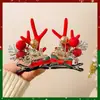 Clipes de Cabelo de Galho de Alce Japonês e Coreano Mais Vendidos para Meninas Adereços de Cabeça de Natal Festa Cosplay Decorações Clipe de Cabelo de Atmosfera Acessórios de Cabelo