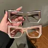 Estilo Francés de Pintura al Óleo Ojo de Gato Espejo Plano Marco de Gafas Artístico Transfronterizo Marco Grande Gafas con Filtro Extremo de Luz Azul