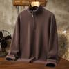 2024 outono e inverno novo casaco de lã suéter gola cardigan plus size lã solto casaco casual 1816A