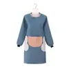 Nuevo delantal mujer manga larga impermeable a prueba de aceite cocina cocinar hogar adulto hombres bata delantal de cintura uniforme de trabajo