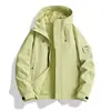 Chamarra exterior estilo camello para mujer, tres en uno, a prueba de viento, impermeable, ropa de alpinismo, ropa de trabajo para hombre, estampado