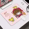 Dibujos Animados Anime Niña Pequeña Dibujos Animados Lindos Borde Engrosado Mesa Cojín Suave Estudiante Oficina Alfombrilla de Ratón