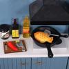 Casa de bonecas casa de bonecas simulação mini utensílios de cozinha comida em miniatura brinquedo panela tigela bandeja utensílios de cozinha decorações faça você mesmo