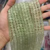 Contas soltas de pedra de uva natural Prehnita uva verde pós-combustão contas redondas cristal DIY acessórios de joias semi-acabadas