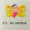 Alas de Ángel Princesa Sirena Accesorios Joyería de Goma Suave Accesorio Único para el Cabello Accesorios para Zapatos Accesorios para Ropa Funda para Teléfono