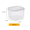 Refrigerador Crisper Caja Especial Congelados Cocina Caja rectangular sellada grado alimenticio para el hogar caja de almacenamiento transparente