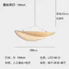 Gaze Estilo Chinês Novo Pequeno Pendente Luminária Cabeceira Hall de Entrada Corredor Sala de Jantar Gaze Barco Lua Flutuante Design da Lâmpada Lua Senso de Design Atmosfera Pendente Luminária