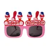 Gafas de Foto para Fiesta de Cumpleaños Decoración de Girasol de Dibujos Animados para Niños Accesorios Divertidos Juguete Lindo
