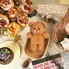 Muñeco Oso de Peluche Creativo Colgante para Llavero de Coche Muñeco Lindo Colgante para Mochila Pequeño Regalo Venta al por Mayor