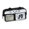 Estuche Musical de Doble Estrella con Orejas de Gato, Estuche Ita Bag de Alto Valor con Orejas de Gato y Estrella, con Ventana Transparente para Mostrar Tarjetas Pequeñas, Gran Capacidad