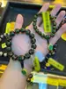 Pulseras de Arena Dorada Estilo Antiguo, Souvenirs del Templo y Atracción Cultural de Beijing, Pulseras de Vidrio con Ceniza de Incienso al por Mayor