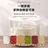 Cubo de Arroz de Gran Capacidad para el Hogar Plástico Espesado Material de Grado Alimenticio con Tapa a Prueba de Polvo, Humedad e Insectos Tanque de Almacenamiento de Harina de Arroz