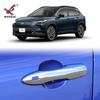 Adequado para Toyota 20-25 Corolla Cross Modificado Cobertura da Maçaneta Externa da Porta Faixa Decorativa Cromada da Maçaneta da Porta
