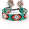 Pulsera nueva tejida a mano Correa de muñeca simple europea y americana Estilo bohemio Cinta de pareja en blanco Cuerda de mano DIY